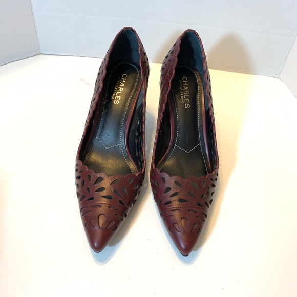 Charles By Charles David Taken Burgundy Teardrop 8 - Picture 6 of 6